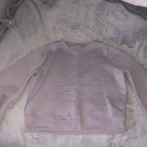 Violet long sleeve sweater